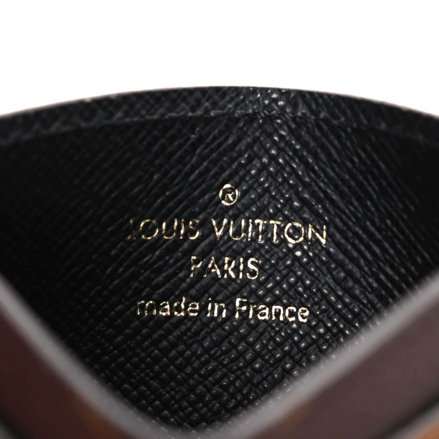 Reverse Monogram Card Holder