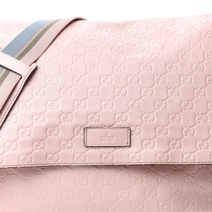 Gucci Guccissima Messenger Diaper Bag Pink 17 of 17