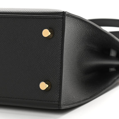 Hermes Epsom Kelly Sellier 25 Black 9 of 10