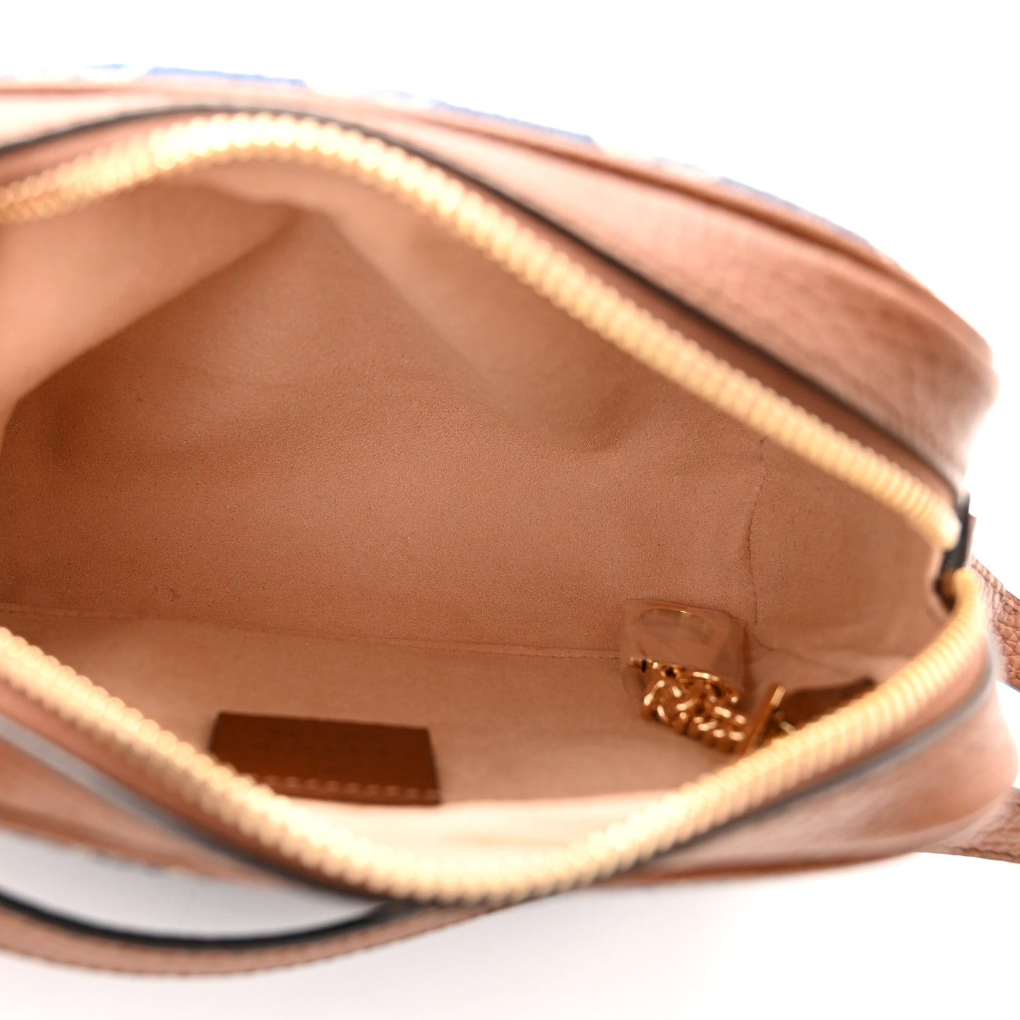 New Denim GG Monogram Dollar Calfskin Mini Ophidia Shoulder Bag Blue Tea Cuir Epilog