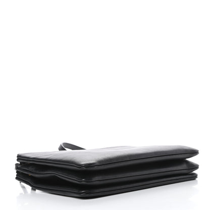 Celine Goatskin Large Trio Crossbody Bag Black 4 of 15
