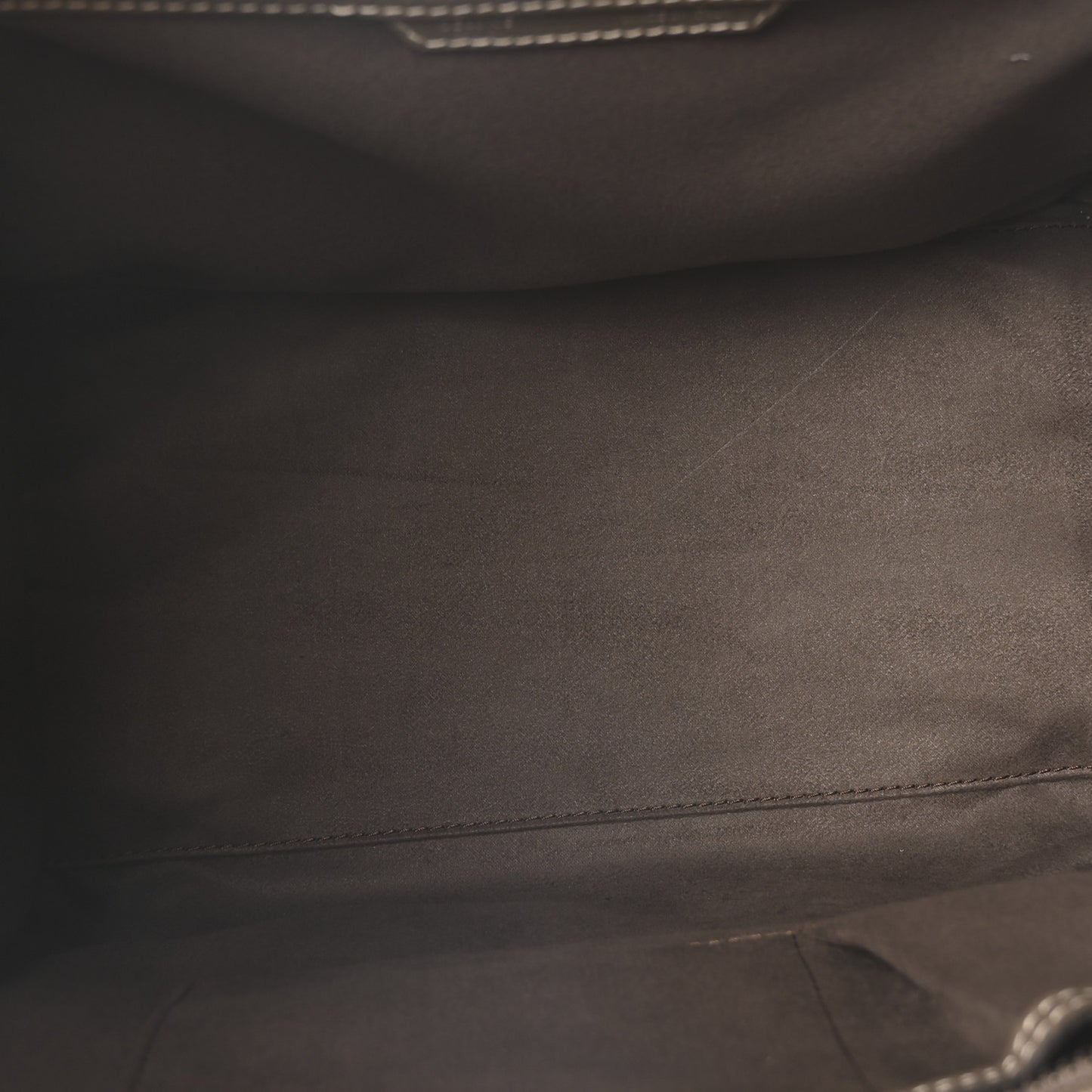Drummed Calfskin Mini Luggage Souris