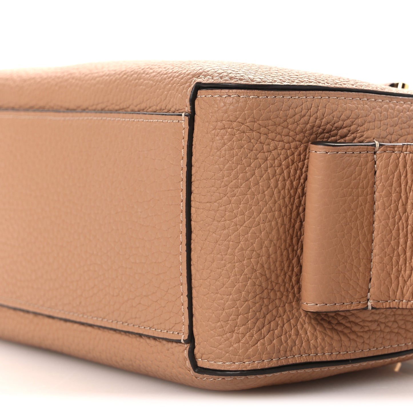 Taurillon Soft Mini Cool Box Satchel Latte