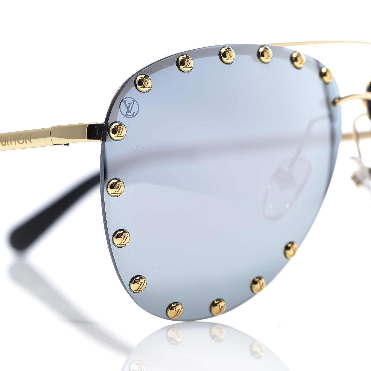 Louis Vuitton The Party Aviator Sunglasses Z0911U Blue 7 of 8