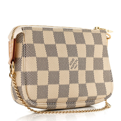 Louis Vuitton Damier Azur Mini Pochette Accessories 3 of 7