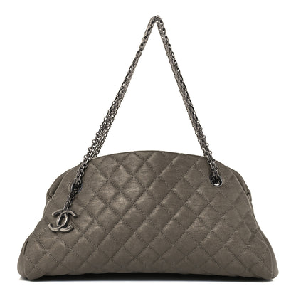 Chanel Metallic Caviar Quilted Medium Just Mademoiselle Beige 1 of 10