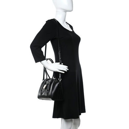 Givenchy Box Calfskin Mini Lock Antigona Shoulder Bag Black 2 of 13