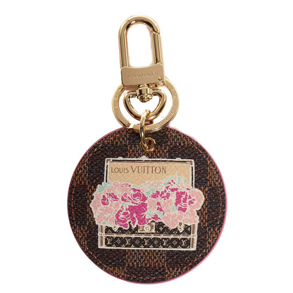 Louis Vuitton Damier Ebene Illustre Posies Bag Charm 1 of 6
