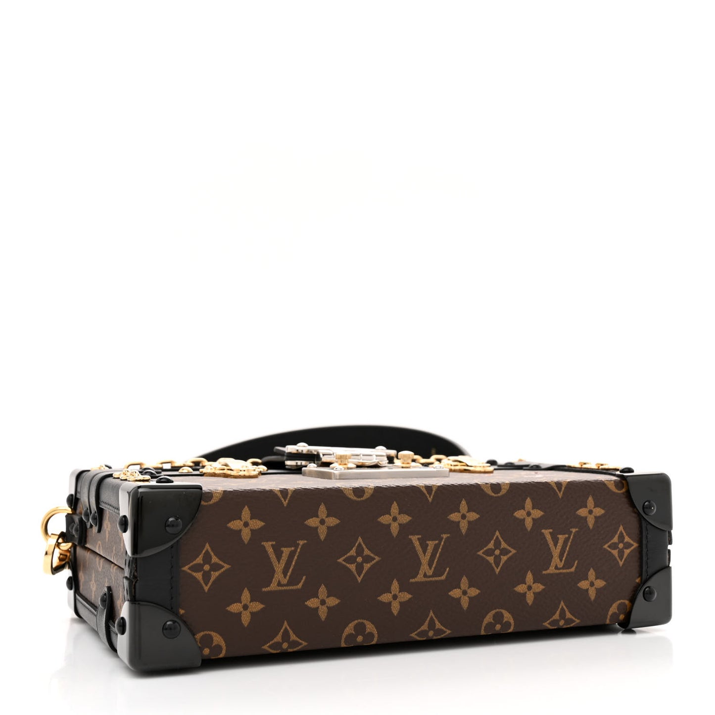 Monogram Chain Petite Malle Black