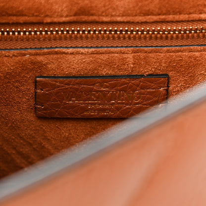 Valentino Garavani Grained Calfskin Medium Roman Stud Shoulder Bag Selleria 6 of 9