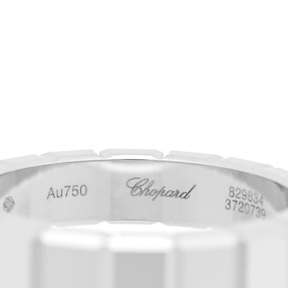Chopard 18K White Gold Ice Cube Band Ring 53 6.5 4 of 4