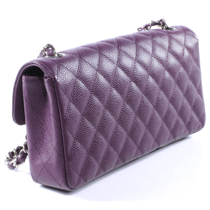 Chanel Caviar East West Flap Purple 3 of 9