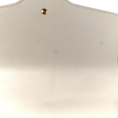 Gucci Calfskin Matelasse Small GG Marmont Top Handle Shoulder Bag White 12 of 13