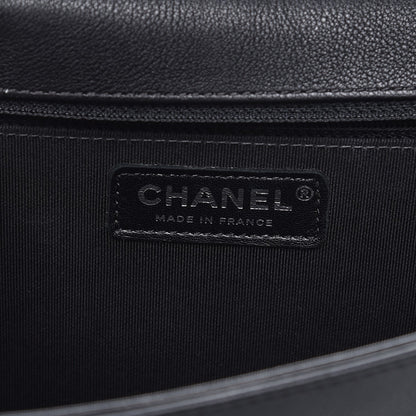 Chanel Calfskin Quilted New Medium Boy Flap Black 6 of 11