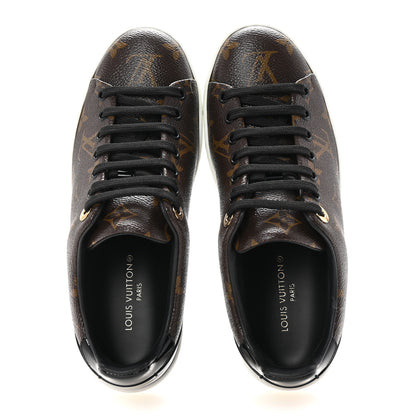 Louis Vuitton Patent Monogram Frontrow Sneakers 36 2 of 10