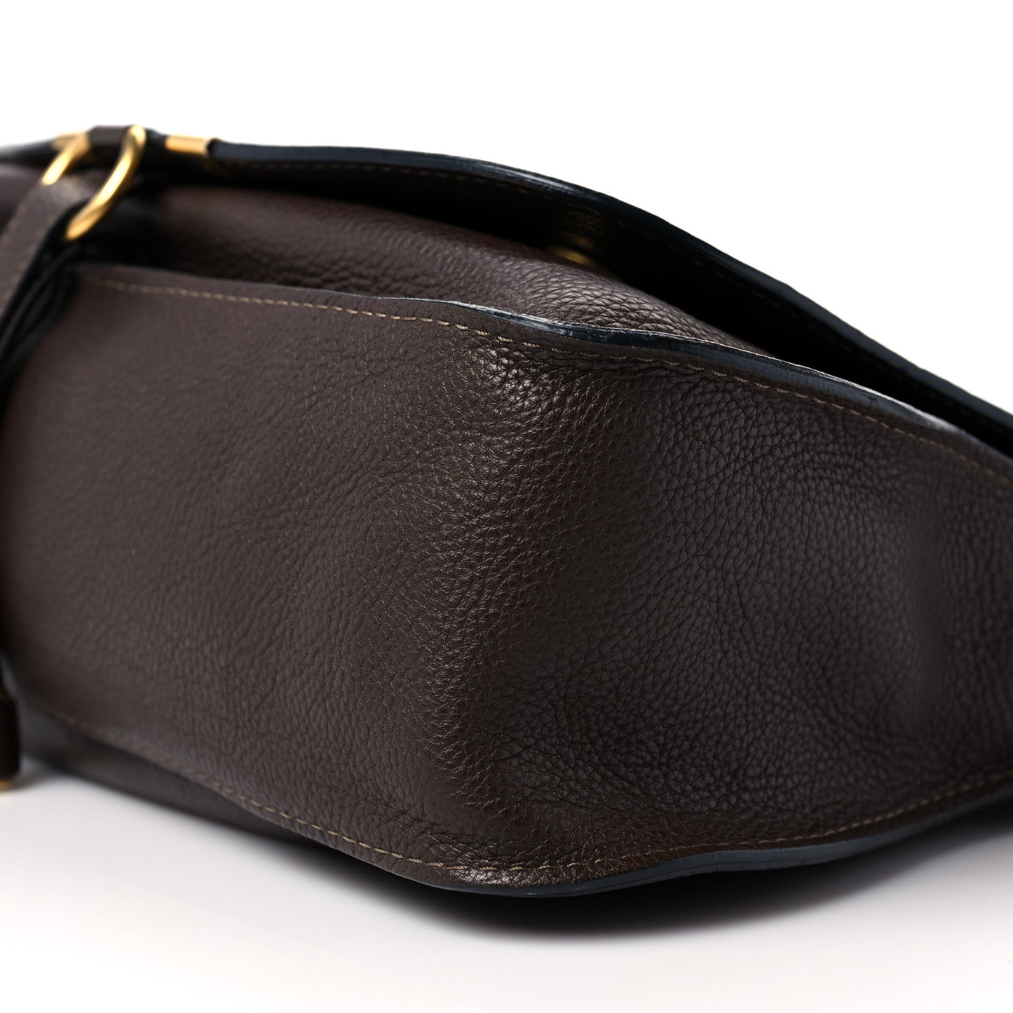 Calfskin Medium Marcie Top Handle Bag Truffle
