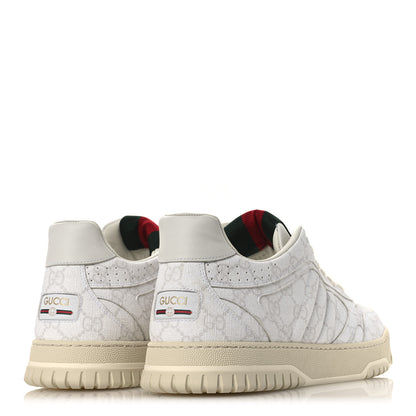 Gucci GG Supreme Monogram Womens Re-Web Sneakers 11.5 White 5 of 11