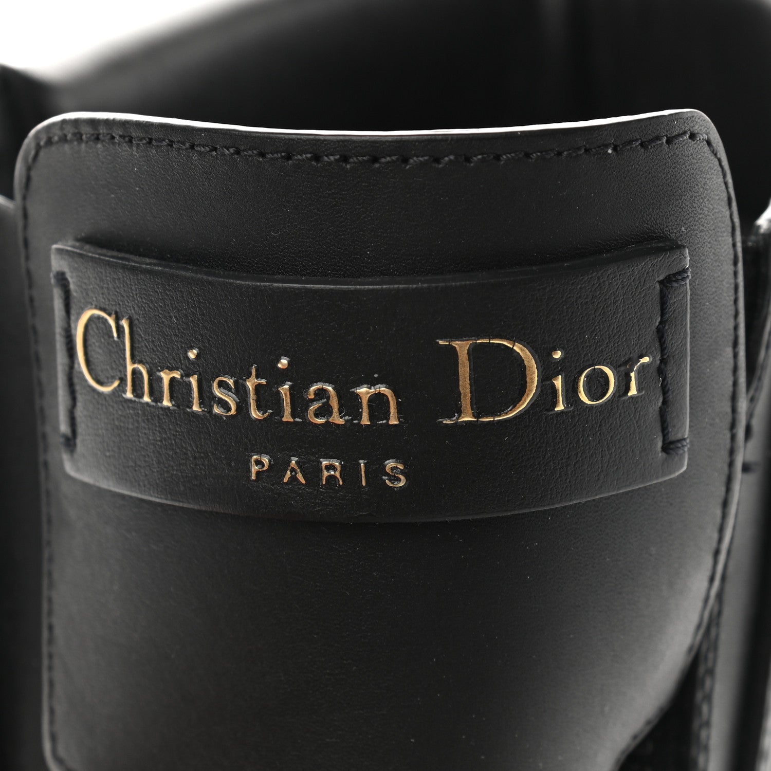 Christian Dior Calfskin Boots 37 Black 7 of 10