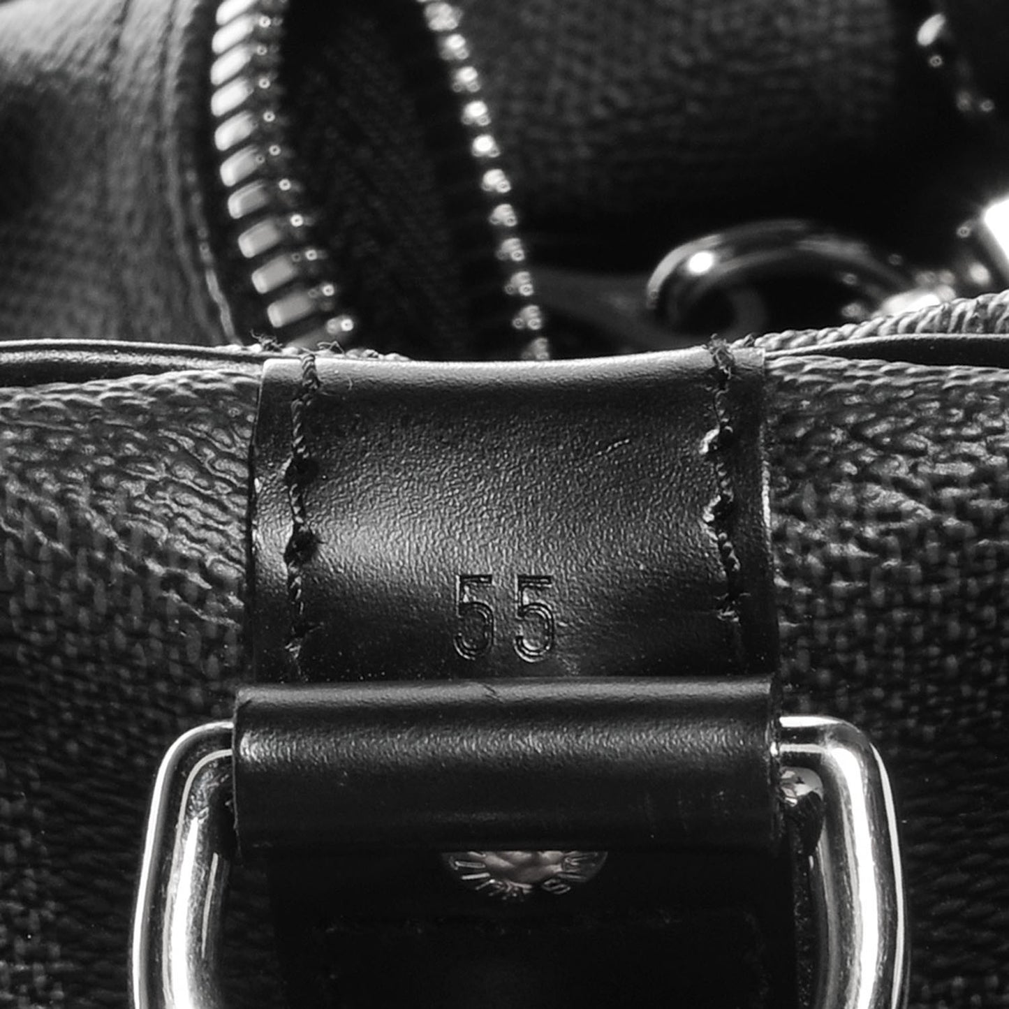 Damier Graphite Keepall Bandouliere 55