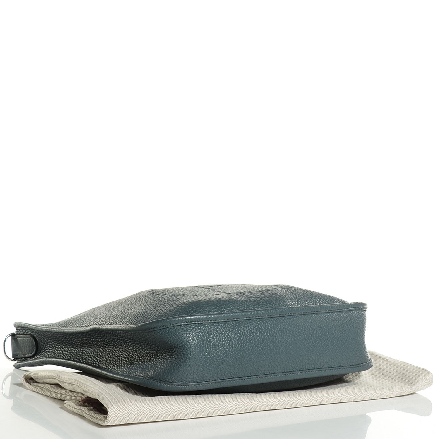 Hermes Taurillon Clemence Evelyne PM Bleu Orage 18 of 28