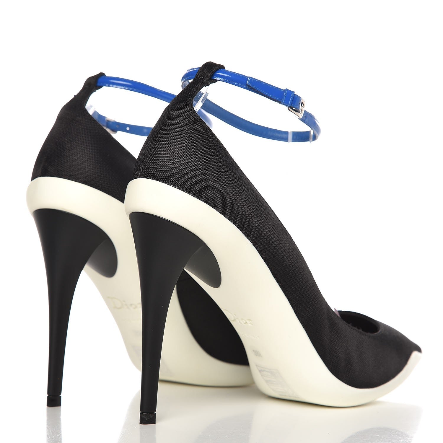 Christian Dior Canvas Def Cruise Pumps 38.5 Black 4 of 11