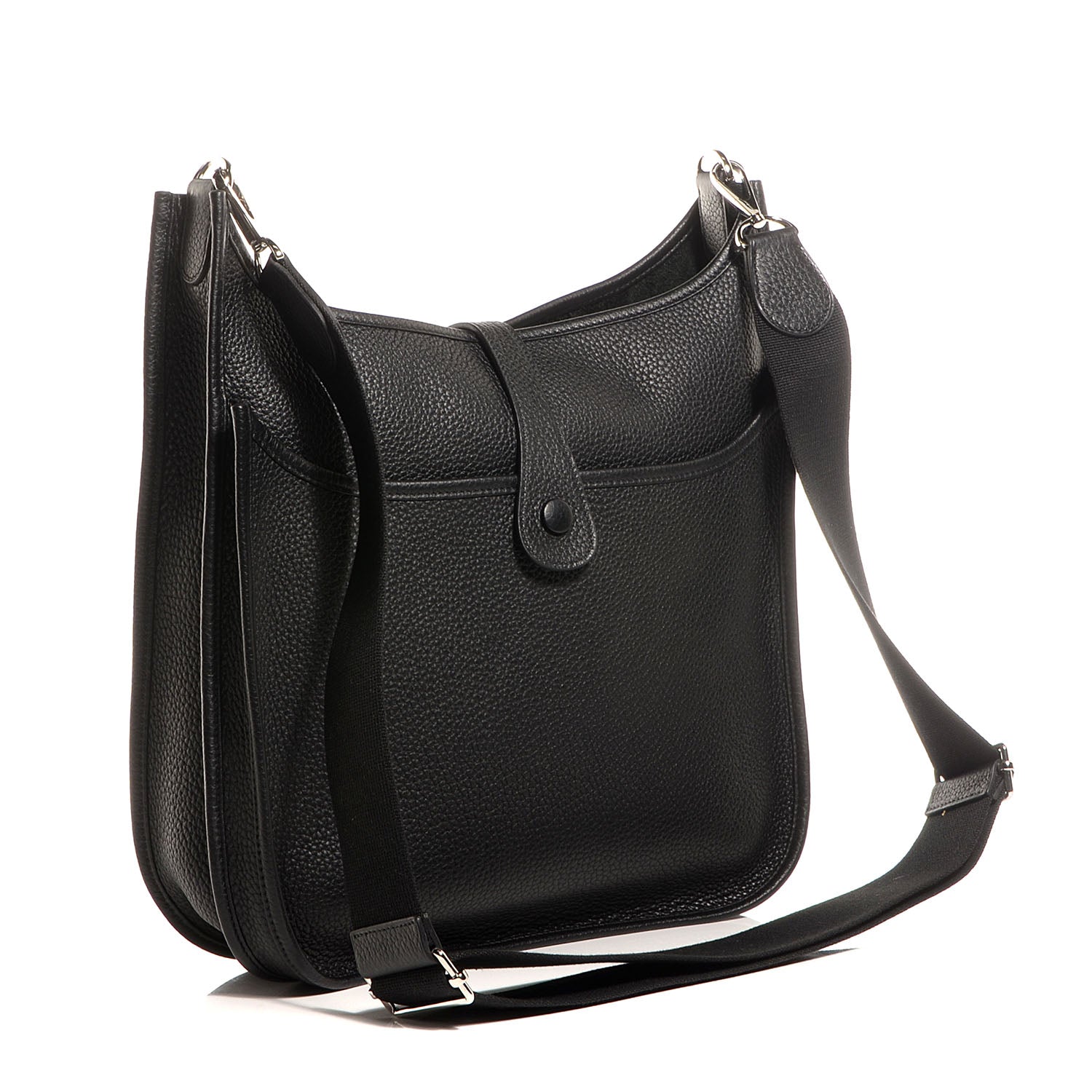 Hermes Taurillon Clemence Evelyne III GM Black 9 of 16