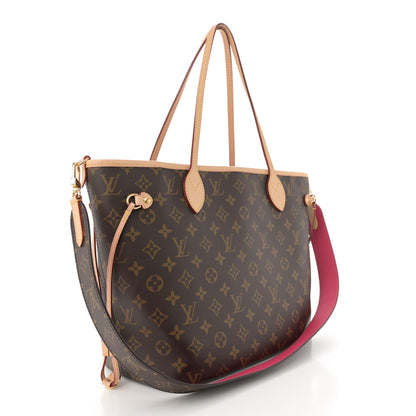 Louis Vuitton Monogram Inside Out Neverfull Bandouliere MM Rose Pondichery 4 of 17