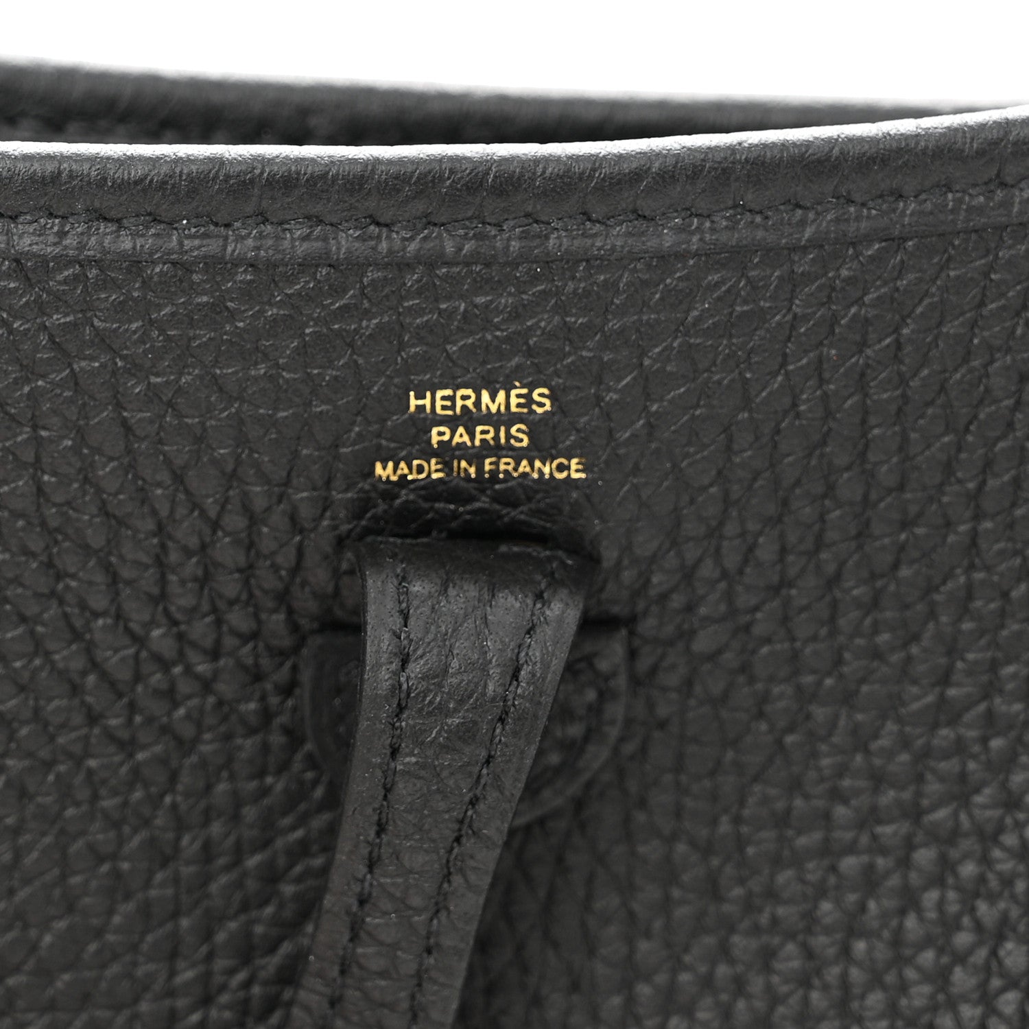 Hermes Taurillon Clemence Evelyne TPM Black 6 of 11