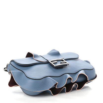 Fendi Calfskin Waves Baguette Blue 4 of 9