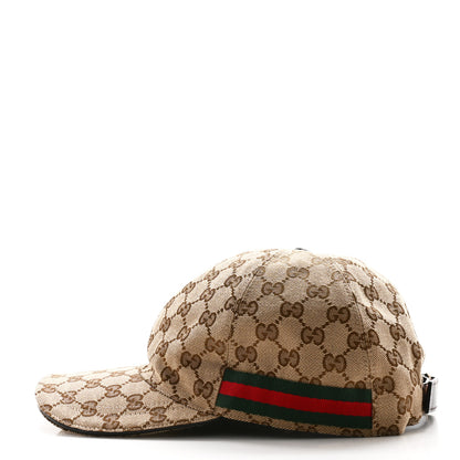 Gucci Monogram Web Baseball Hat L Beige Cocoa 6 of 10