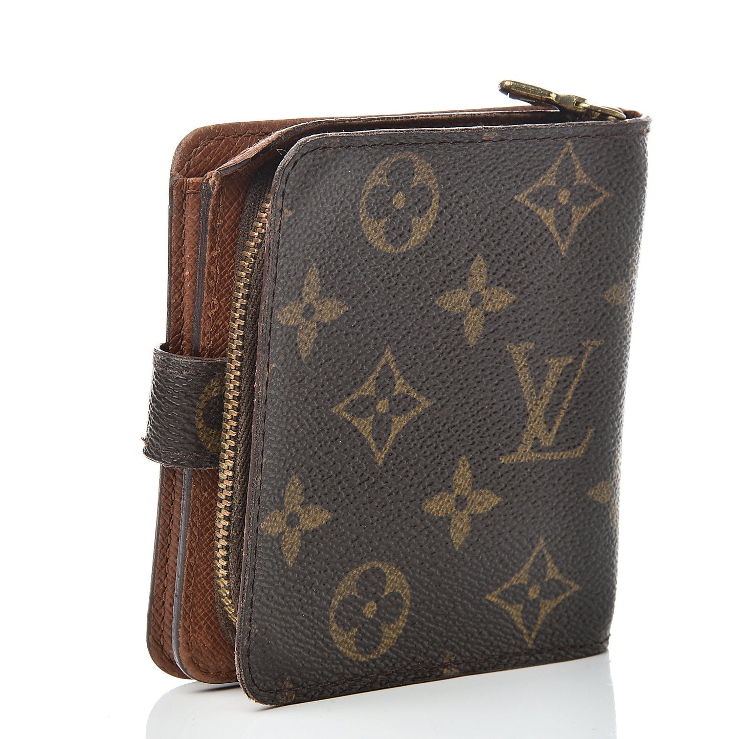 Monogram Compact Zippe Zipped Wallet