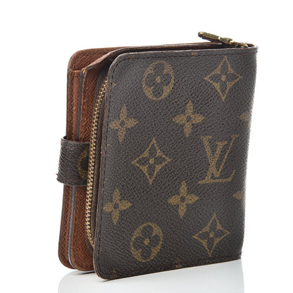 Louis Vuitton Monogram Compact Zippe Zipped Wallet 2 of 17