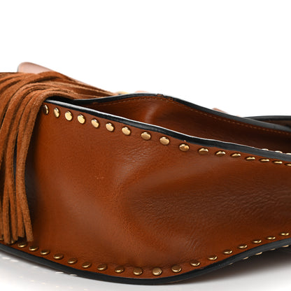 Chloe Calfskin Braided Small Hudson Shoulder Bag Caramel 10 of 17