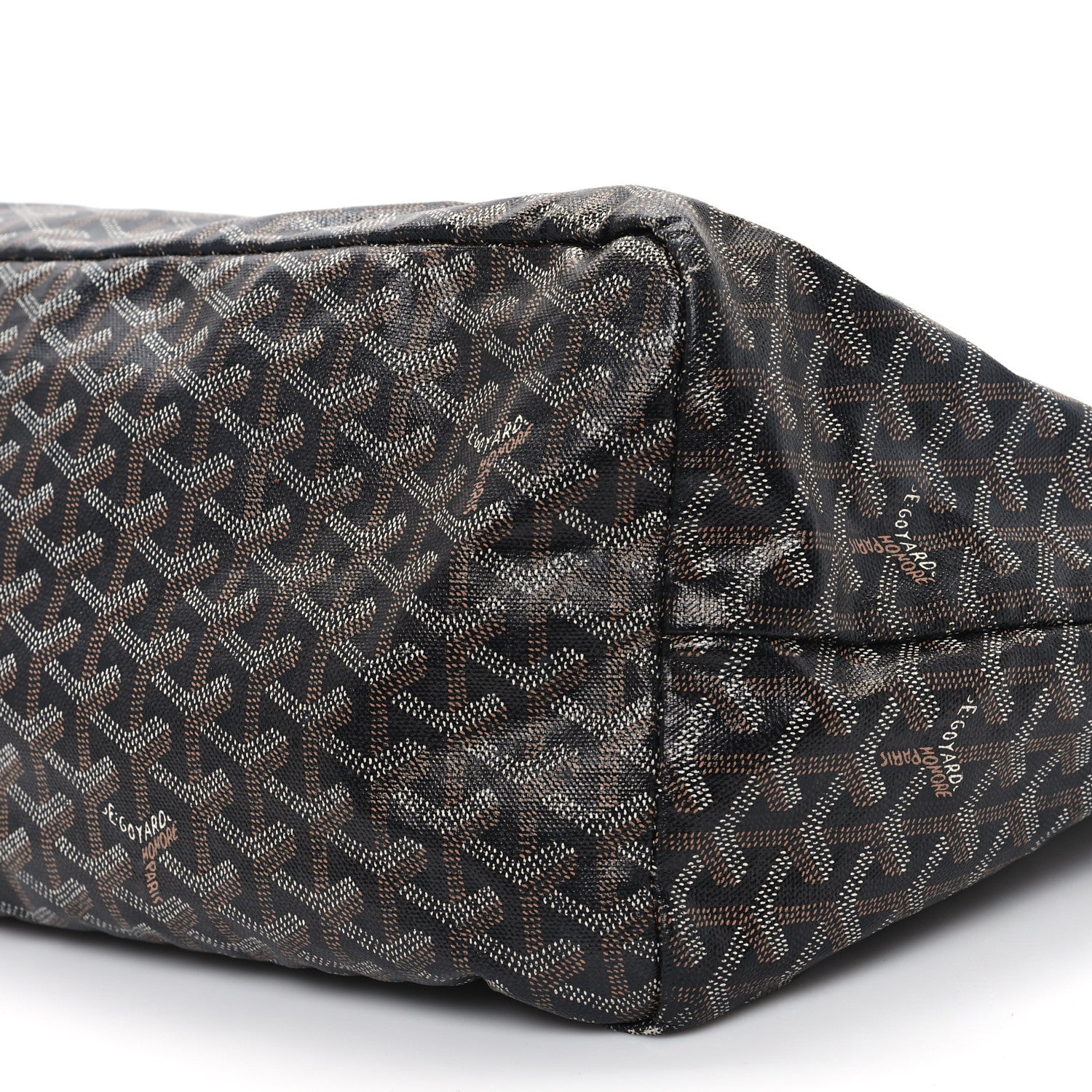 Goyard Goyardine Saint Louis GM Black Gold 11 of 12