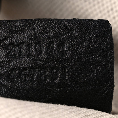 Gucci Calfskin Medium Sukey Tote Black 7 of 20