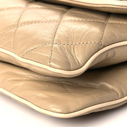 Chanel Lambskin East West Mademoiselle Flap Beige 6 of 11