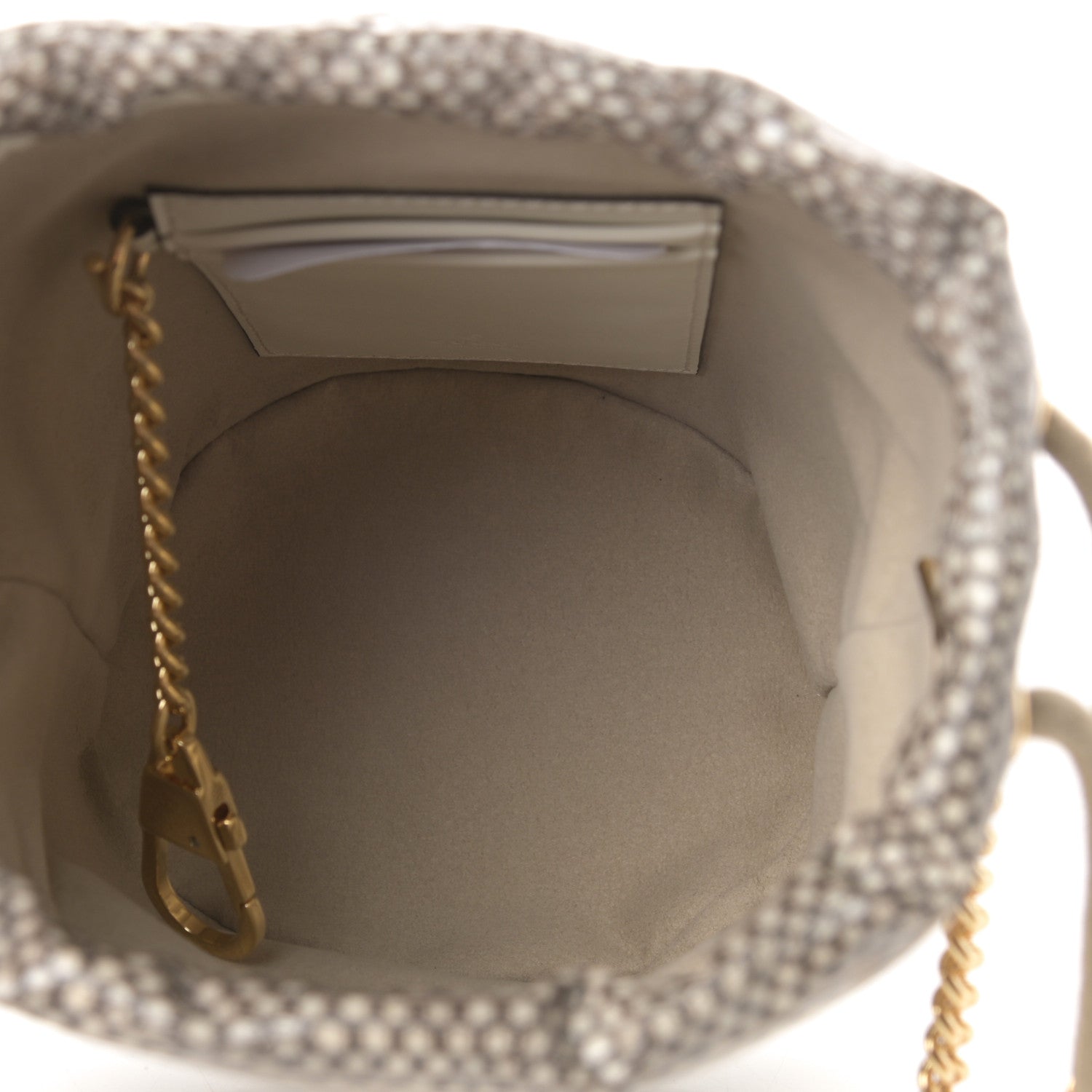 Gucci Snakeskin Mini Zumi Bucket Bag Grey 5 of 11