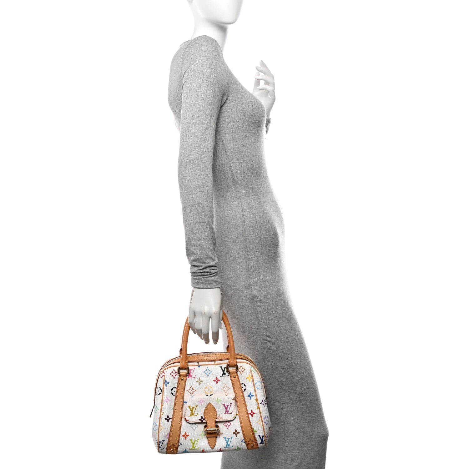 Louis Vuitton Monogram Multicolor Priscilla White 2 of 10