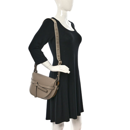 Loewe Soft Calfskin Jacquard Small Gate Crossbody Bag Sand 2 of 9