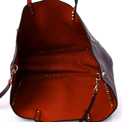 Valentino Garavani Grained Calfskin Rockstud Reversible Tote 5 of 22