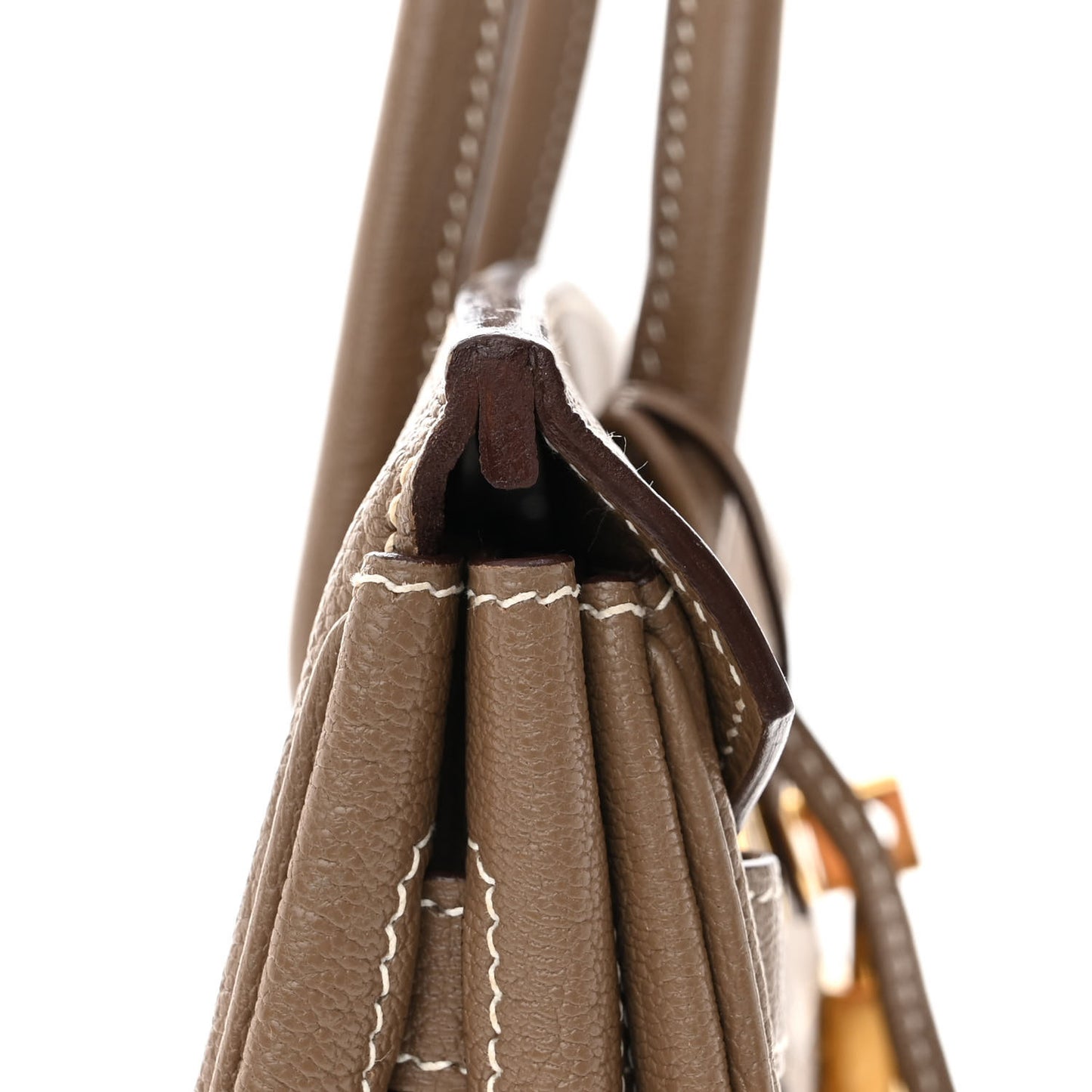 Chevre De Coromandel HAC Birkin 32 Etoupe