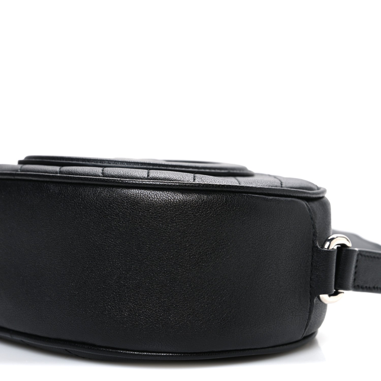 Gucci Sakai Be Green Calfskin Diagonal Stitched Mini Blondie Shoulder Bag Black 10 of 10