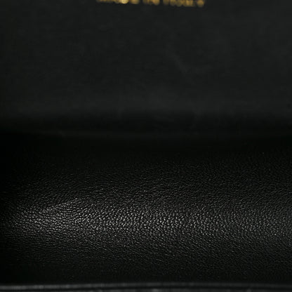 Chanel Lambskin Quilted Box Of Secrets Card Holder With Chain Black 4 of 7