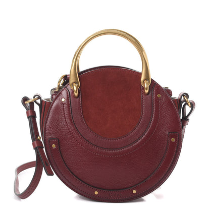 Chloe Calfskin Suede Small Pixie Bag Sienna Red 1 of 7