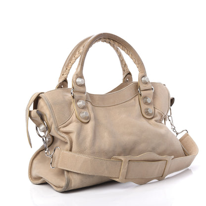 Balenciaga Agneau Giant 21 Silver Hardware City Sahara 4 of 13