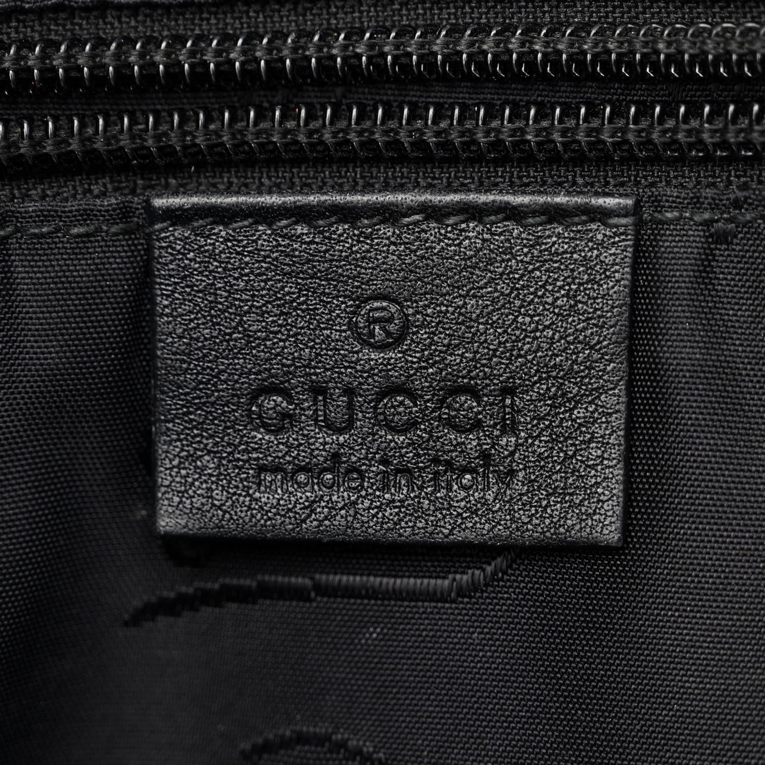 Gucci Guccissima Small Flap Messenger Bag Black 6 of 13