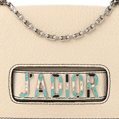 Christian Dior Canyon Grained Lambskin J'Adior Chain Flap Bag Off White 7 of 11