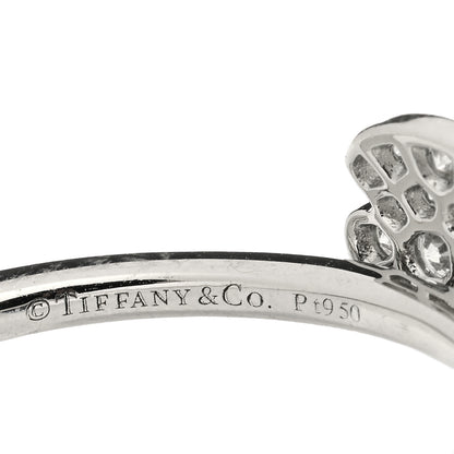 Tiffany Platinum Diamond Tanzanite Paper Flowers Ring 52 6 4 of 7