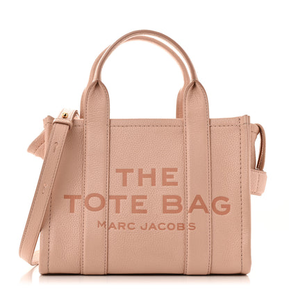 Marc Jacobs Grained Calfskin Small The Tote Bag Rose Dust 1 of 16