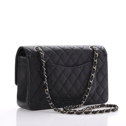 Chanel Caviar Quilted Medium Double Flap Black 3 of 8